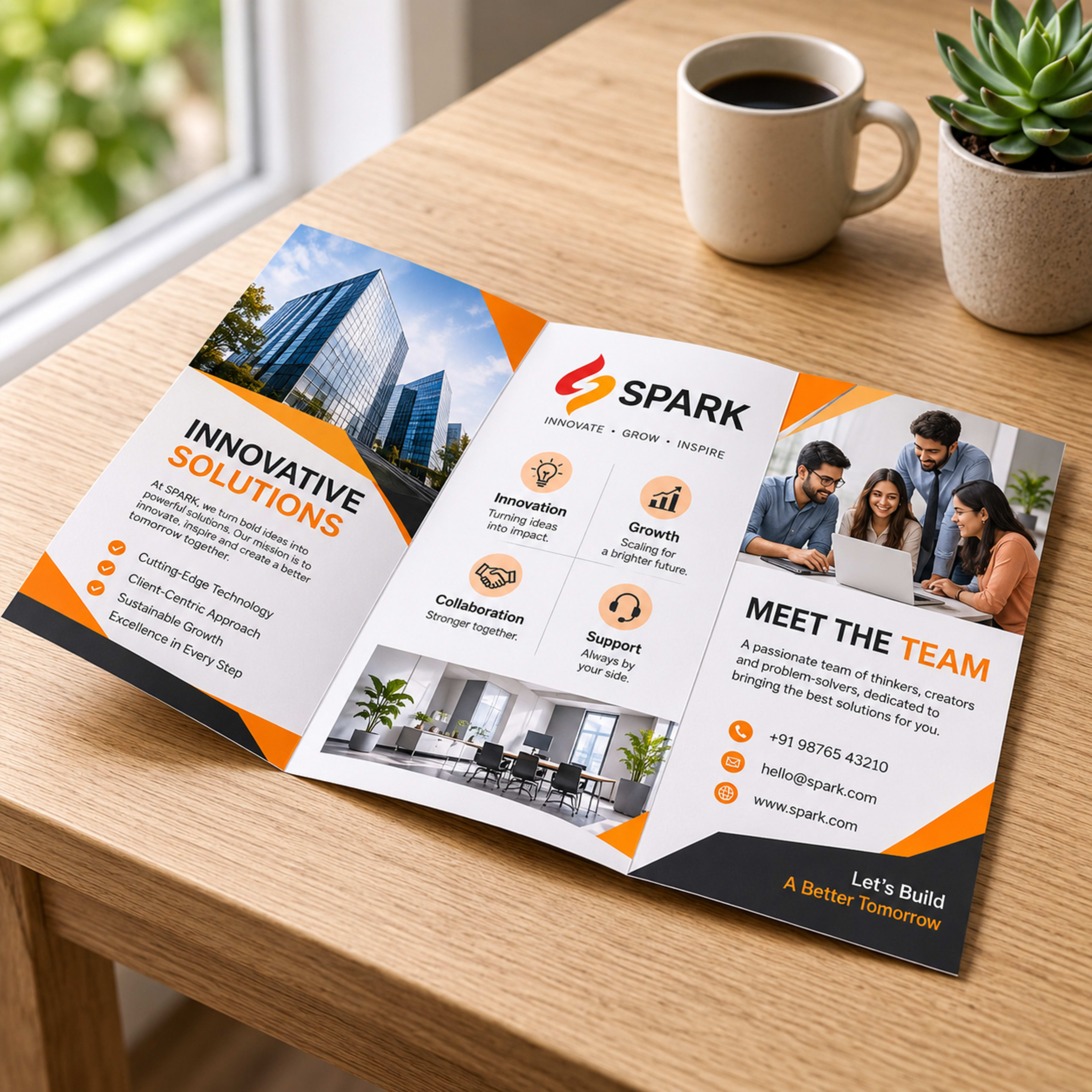 Tri Fold Brochure in Chanakyapuri